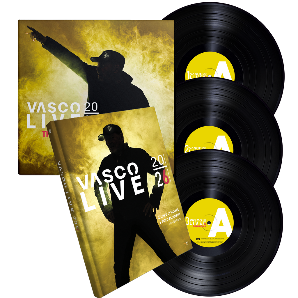 VASCO LIVE 20/26 - THE ESSENTIALS | Triplo Vinile + Libro Fotografico
