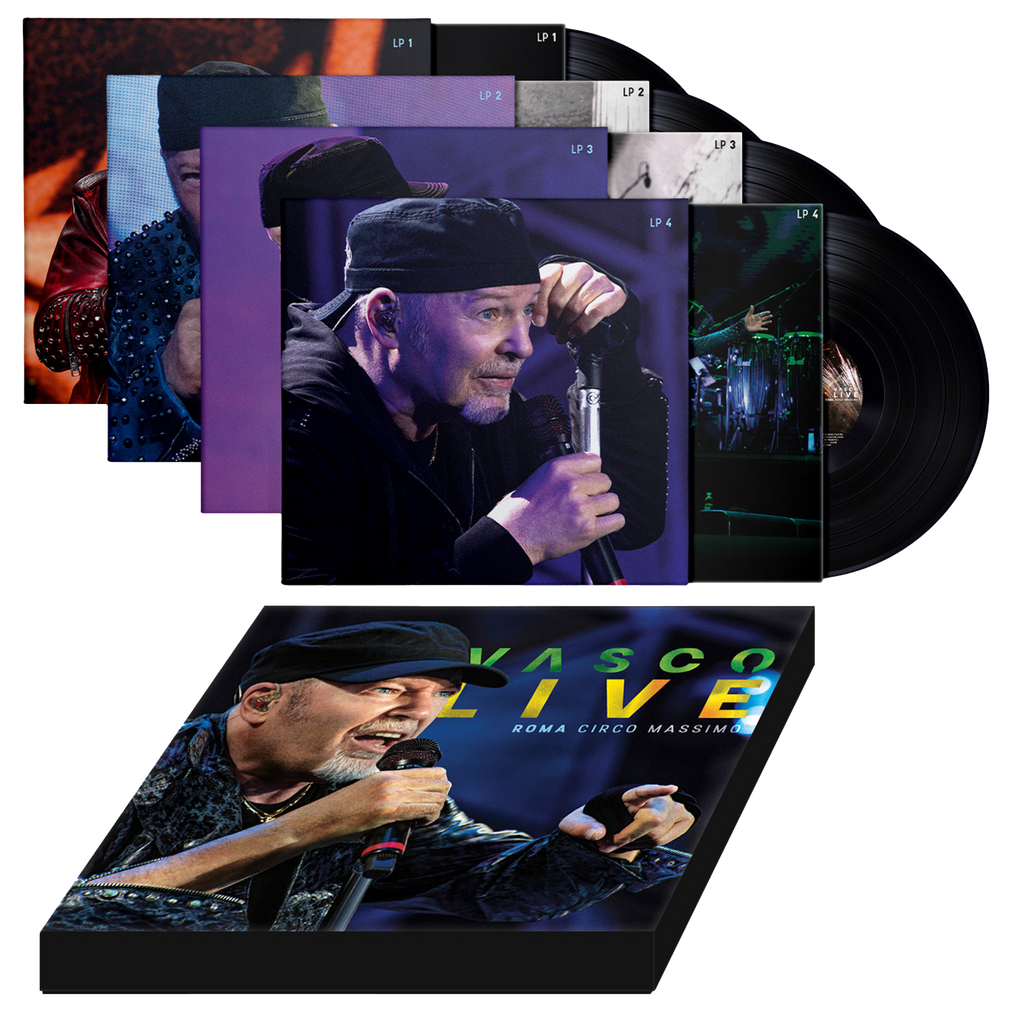Vasco Live Roma Circo Massimo | Box 4LP