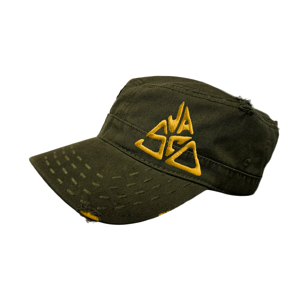 Cappello Olive "Vasco Triangolo" Gold