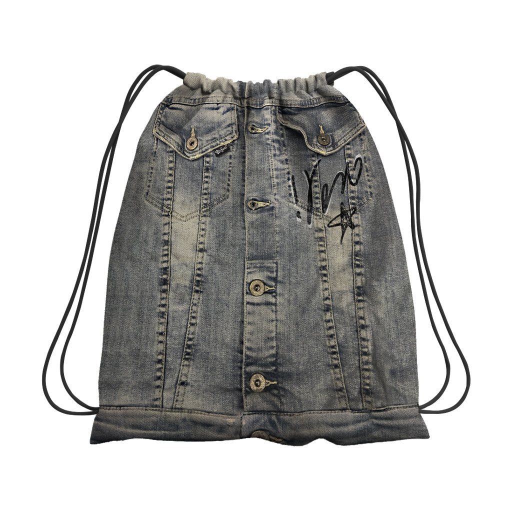 Uno Zaino Cartamodello Sacca Zaino Drawstring Backpack