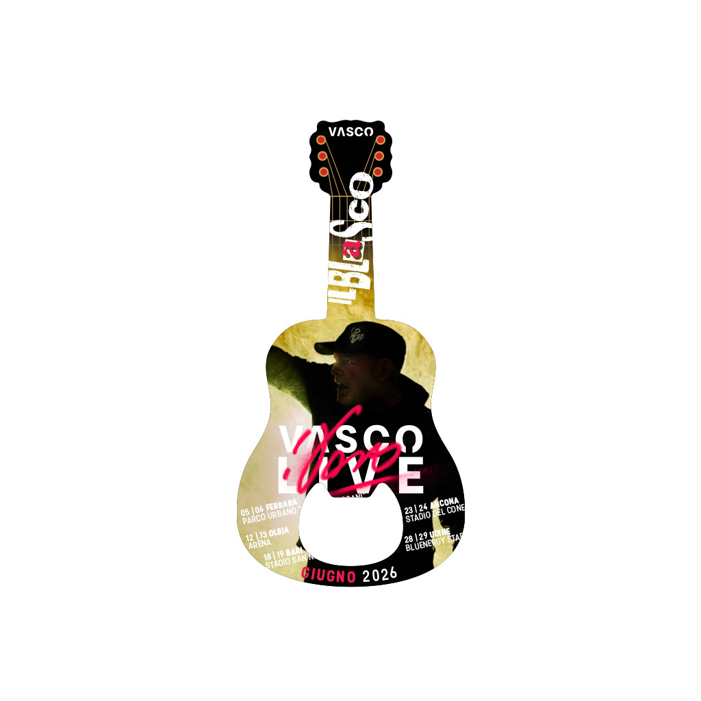 Apribottiglie Chitarra "Vasco Live 2026"