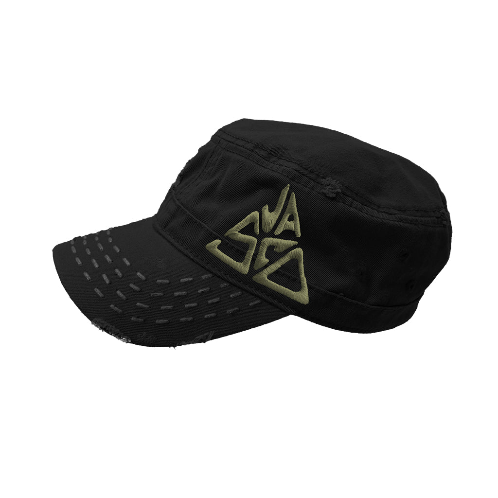 Cappello Nero "Vasco Triangolo" Olive