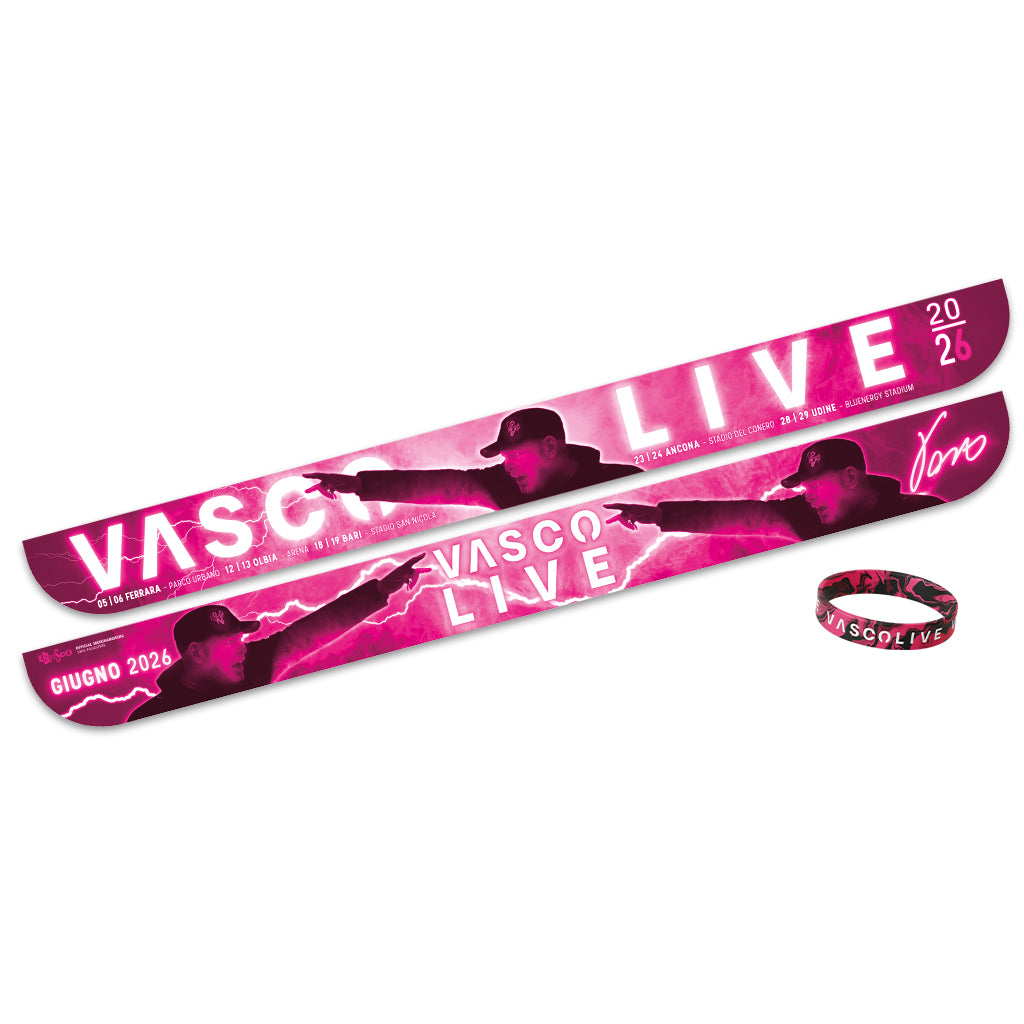Fascetta Ufficiale del Tour "Vasco Live 2026" + Braccialetto