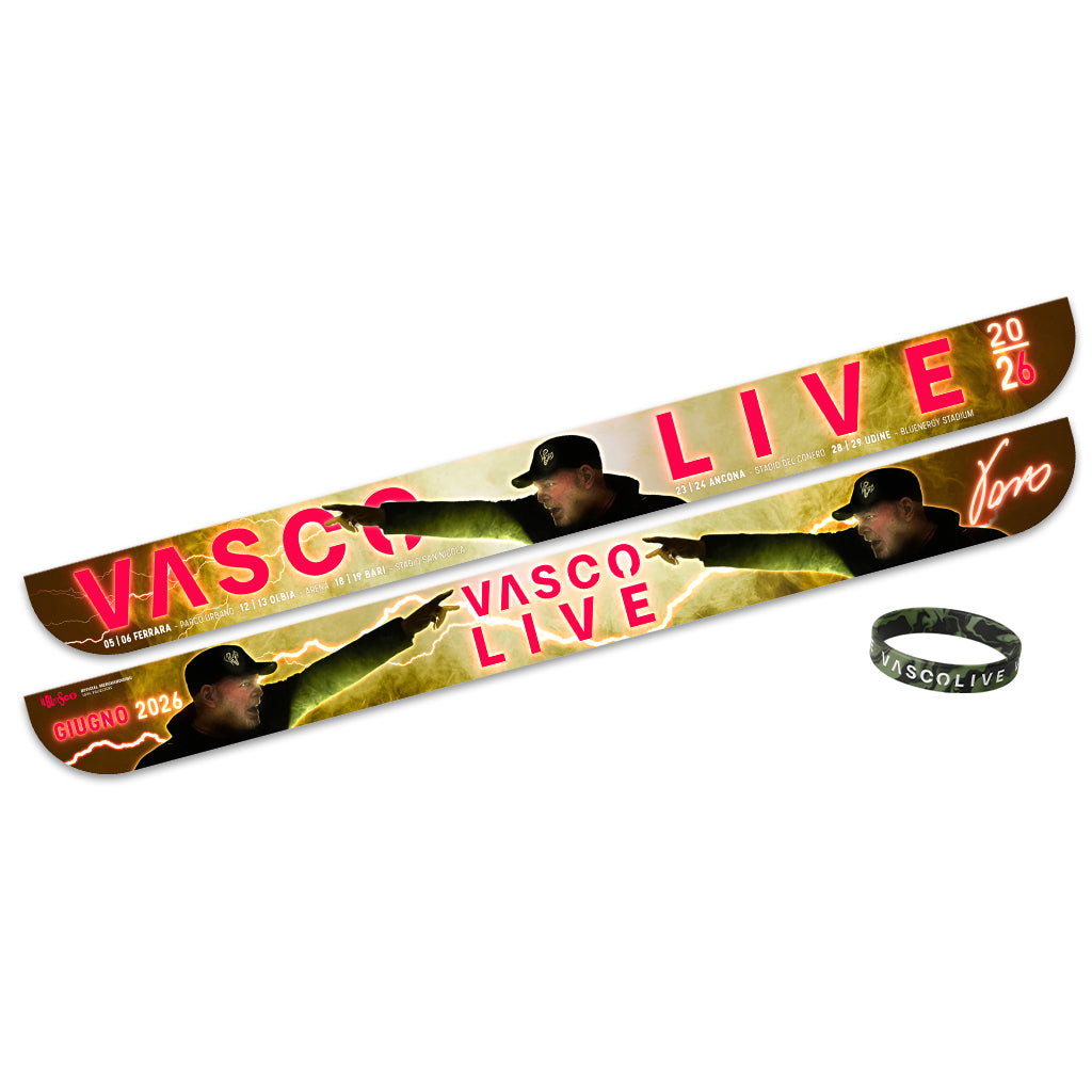 Fascetta Ufficiale del Tour "Vasco Live 2026" + Braccialetto