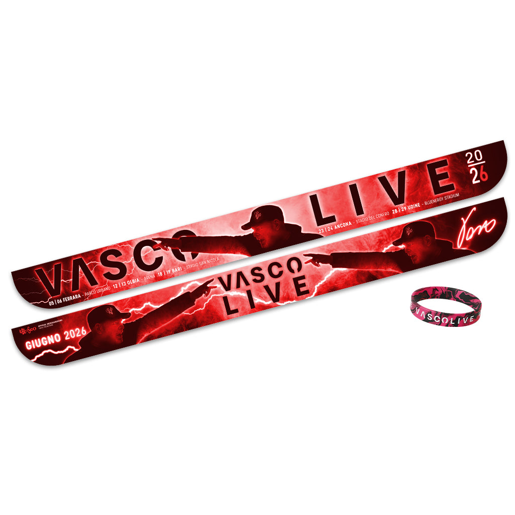 Fascetta Ufficiale del Tour "Vasco Live 2026" + Braccialetto