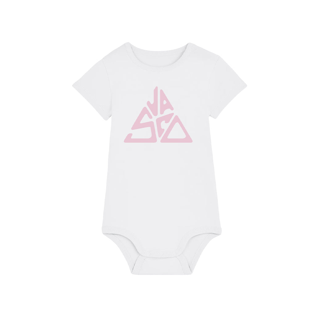 Body "Vasco Triangolo" Bianco/Rosa
