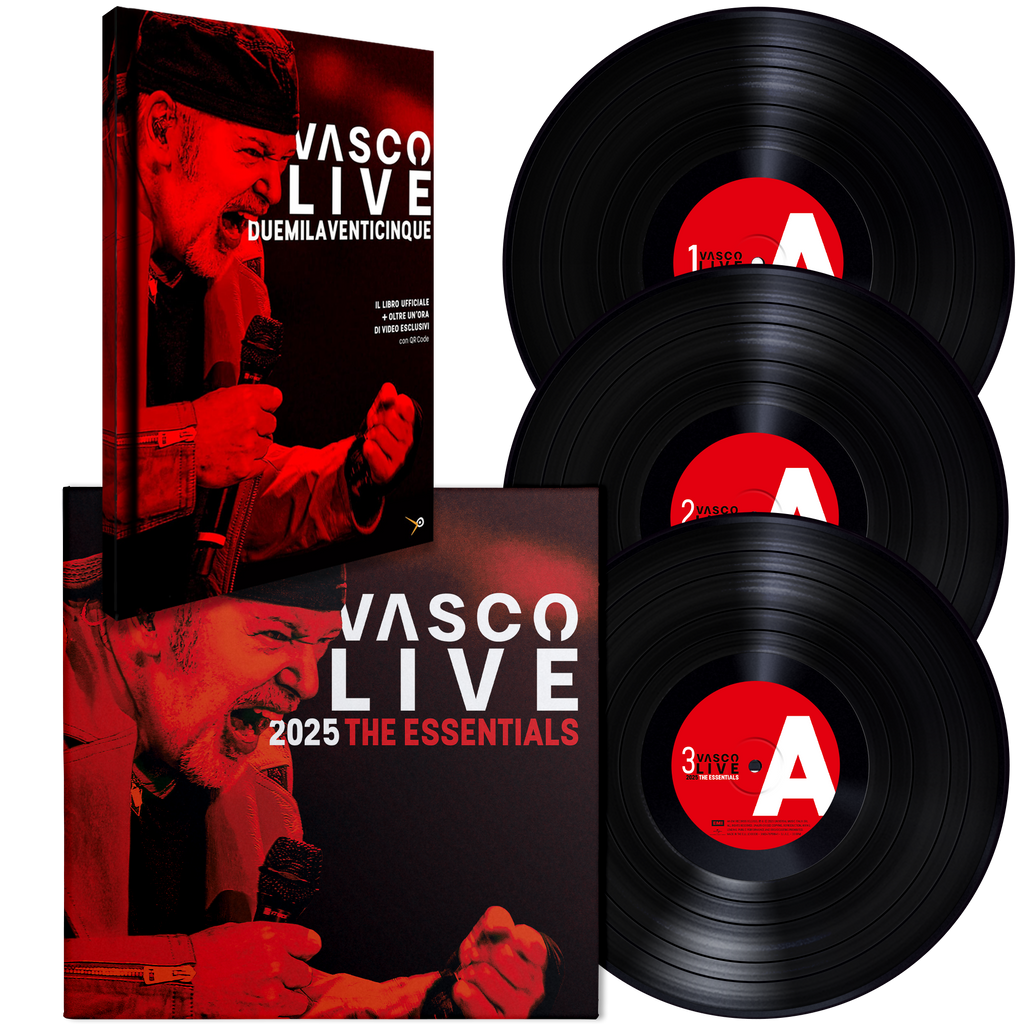 VASCO LIVE 2025 – THE ESSENTIALS | 3LP Box Set Numerato + Libro Fotografico