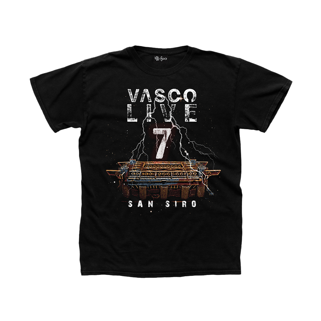 Cne T-Shirt Vasco Rossi Tour - Maglia Uomo Donna Bambino Con Stampa Blasko