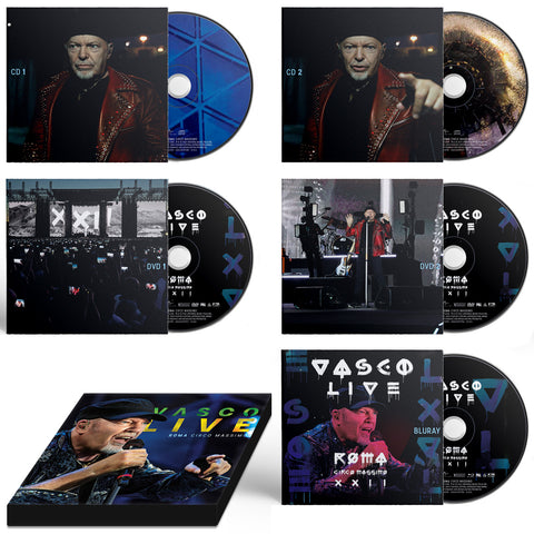 VASCO LIVE - Roma Circo Massimo (2CD + 2DVD + Blu-ray)
